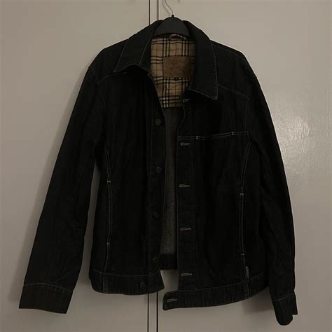 t shirt burberry vintage|vintage burberry denim jacket.